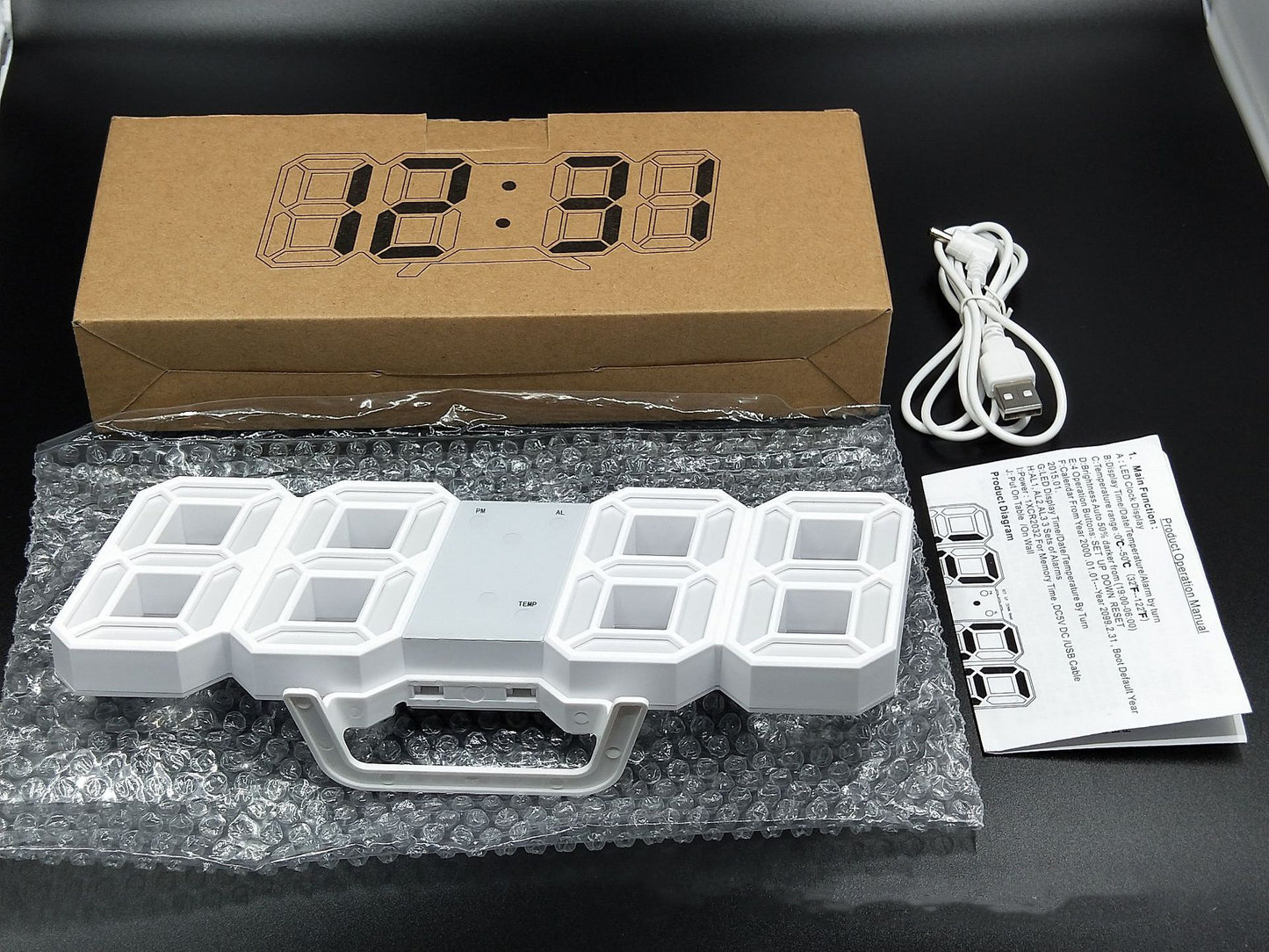 3D Smart LED Clock